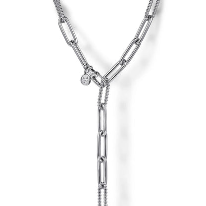 Gabriel & Co | 925 Sterling Silver Y Chain Necklace