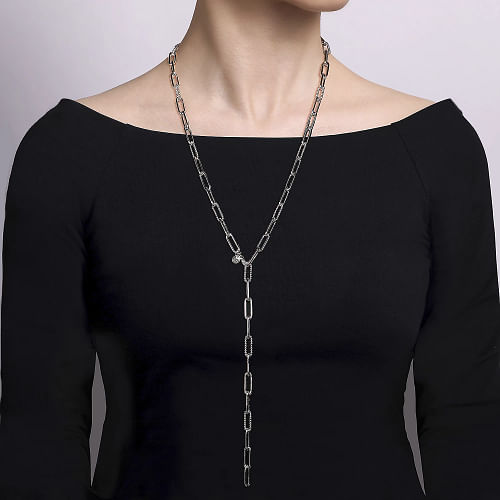 Gabriel & Co | 925 Sterling Silver Y Chain Necklace