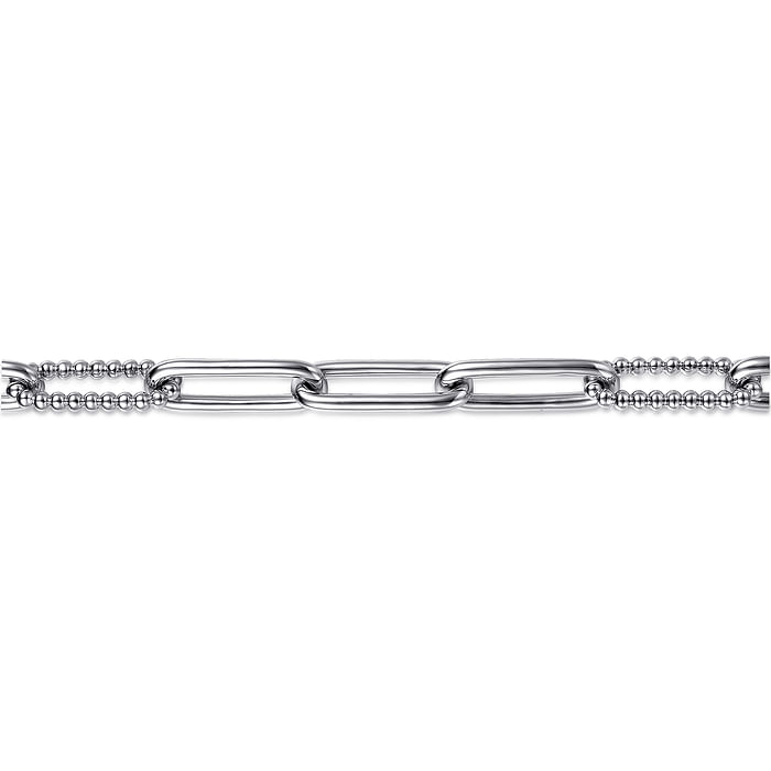 925 Sterling Silver Bujukan Link Bracelet