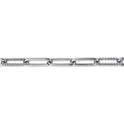925 Sterling Silver Bujukan Link Bracelet