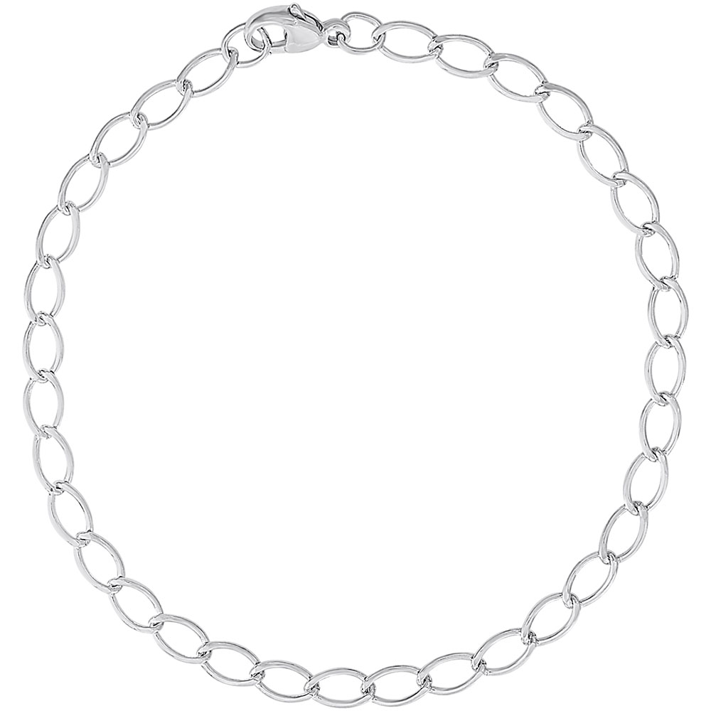 Rembrandt Charms | Petite Classic Sterling Silver Charm Bracelet