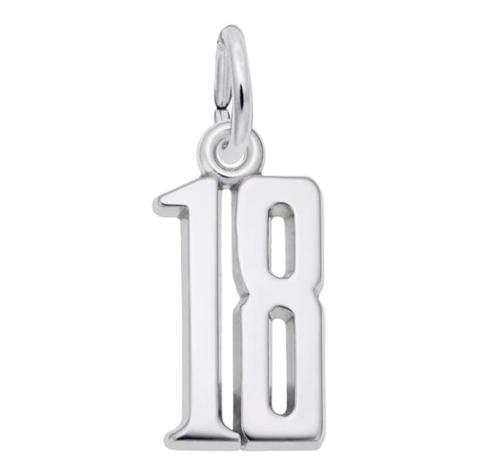 Rembrandt Charms | That's My Number 18 Charm
