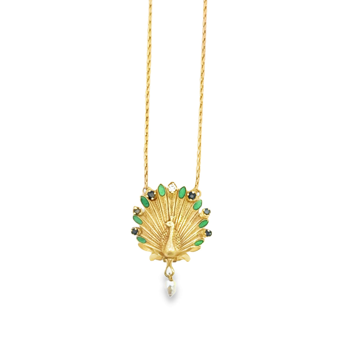 Kirkland Jewelry Estate | 14K Yellow Gold Peacock Fab Watch