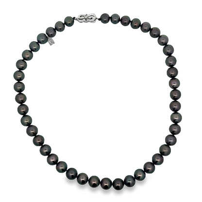 Kirkland Jewelry Estate | 18K White Gold Mikimoto Black South Sea Pearl Necklace