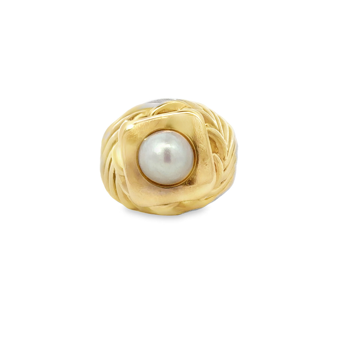 Kirkland Jewelry Estate | 14K Yellow Gold Pearl Fashion Ring