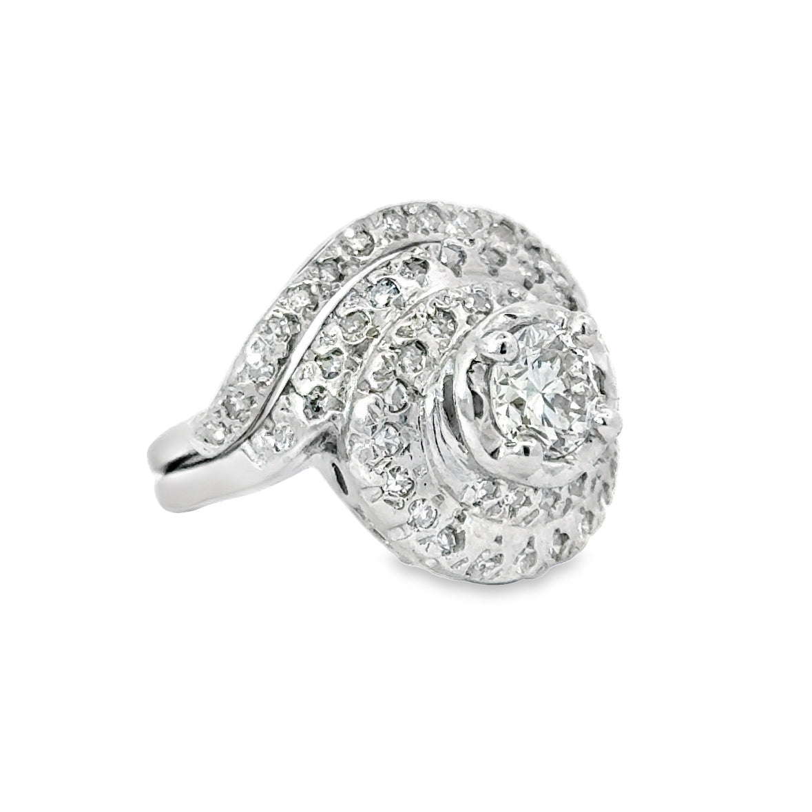 Kirkland Jewelry Estate | 14K White Gold Fancy Engagement Ring