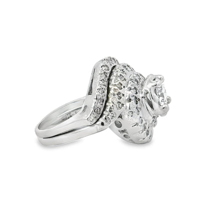 Kirkland Jewelry Estate | 14K White Gold Fancy Engagement Ring