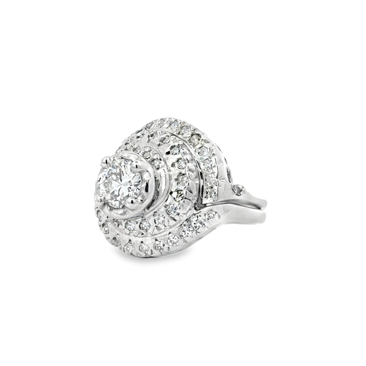 Kirkland Jewelry Estate | 14K White Gold Fancy Engagement Ring