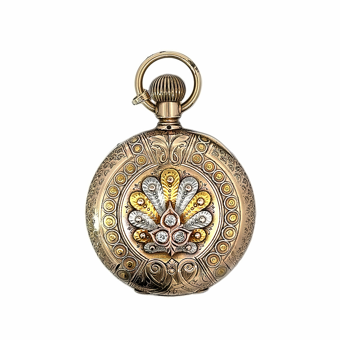 Kirkland Jewelry Estate | Eglin Tri-Gold Pocket Watch