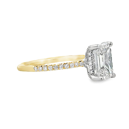 Kirkland Jewelry Estate | 14K LAB GROWN Emerald Cut Diamond Engagement Ring