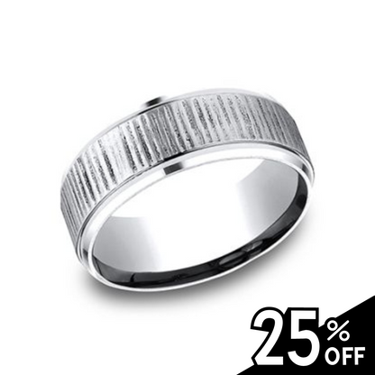 Comfort-Fit Cobalt Wedding Band