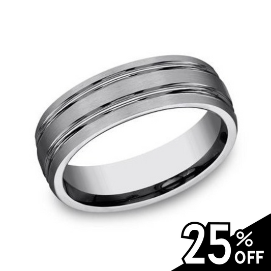 Comfort-Fit Titanium Wedding Band