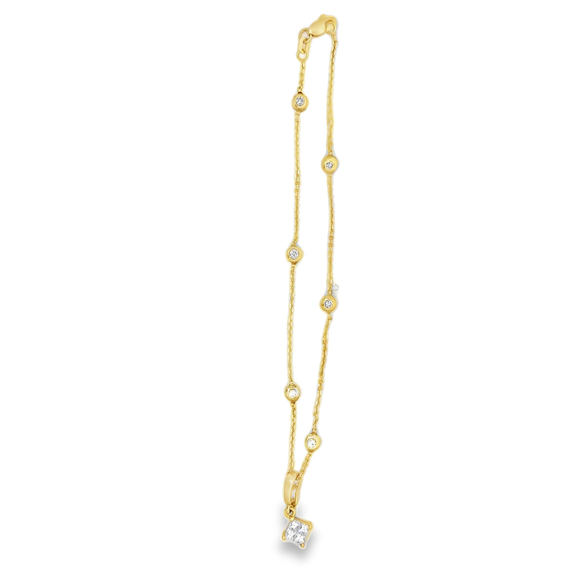 Kirkland Jewelry Estate | 14K Yellow Gold Diamond Anklet