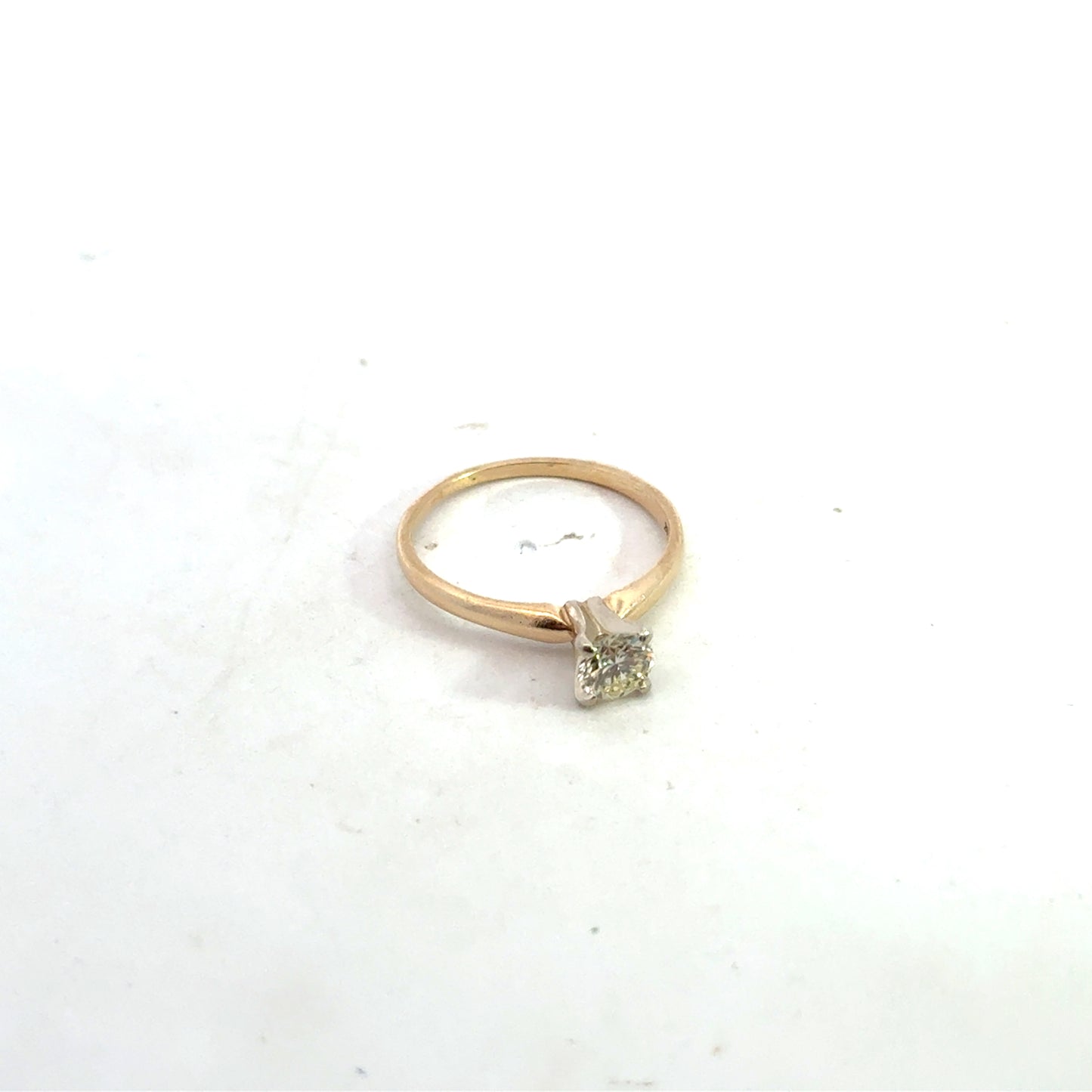 Kirkland Jewelry Estate - 14K Yellow Gold Engagement Ring - 0.40 Carats