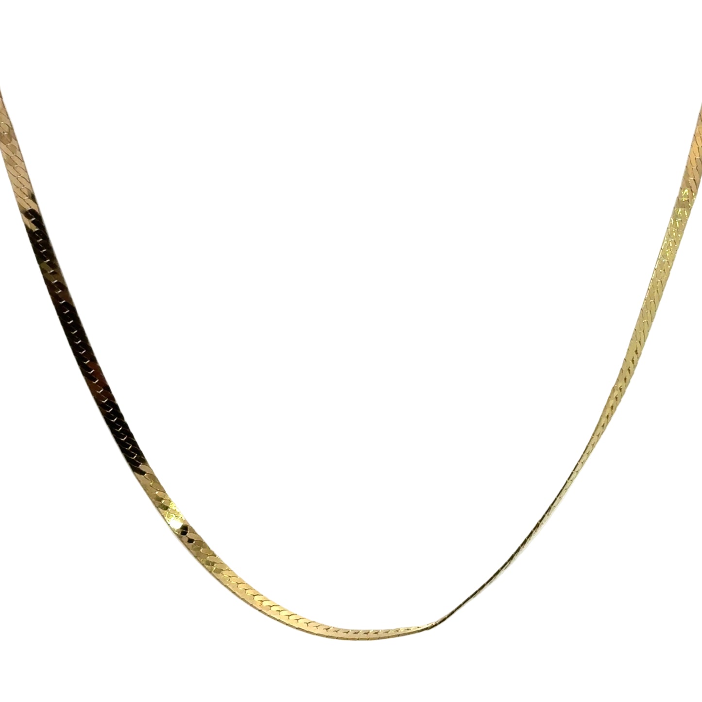 Kirkland Jewelry Estate | 14K Yellow Gold Herringbone Chain