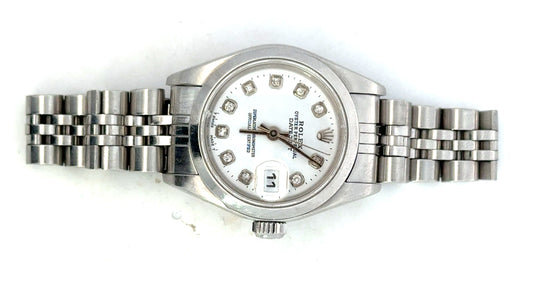 Kirkland Jewelry Estate - Women's Rolex Datejust with White Diamond Dial