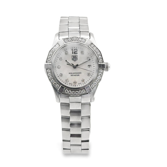 Kirkland Jewelry Estate | TAG Heuer Aquaracer Diamond and Mother of Pearl Ladies Watch