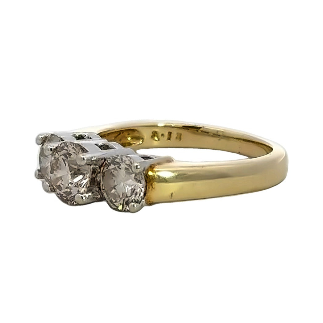 Kirkland Jewelry Estate | 14K Two-Tone Gold Engagement Ring