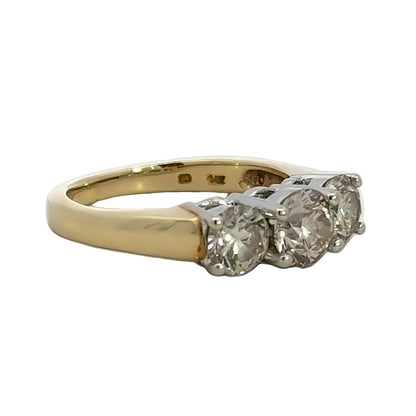 Kirkland Jewelry Estate | 14K Two-Tone Gold Engagement Ring