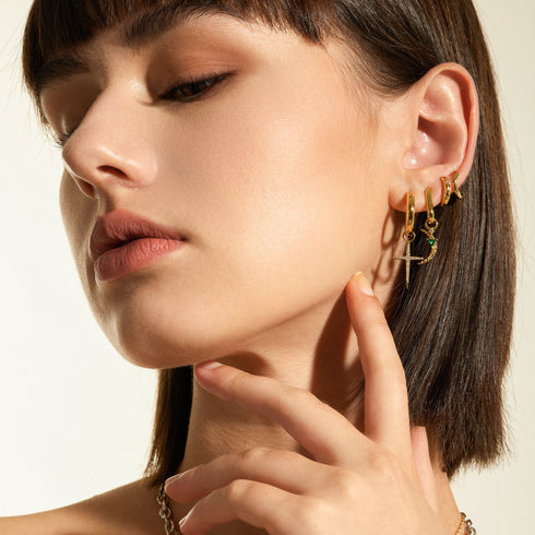 Ania Haie | Gold Cross Earring Charm