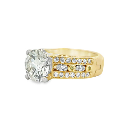 Kirkland Jewelry Estate | 14K Yellow Gold Vintage Diamond Ring