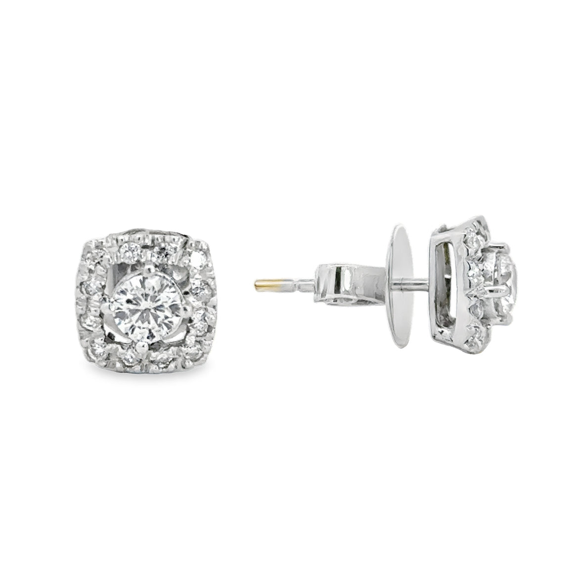 Kirkland Jewelry Estate | 14K White Gold Diamond Earrings