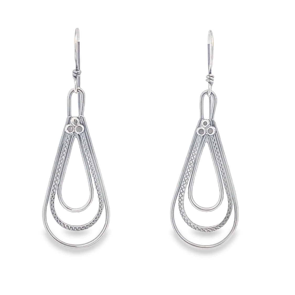 Sterling Silver Teardrop Earrings