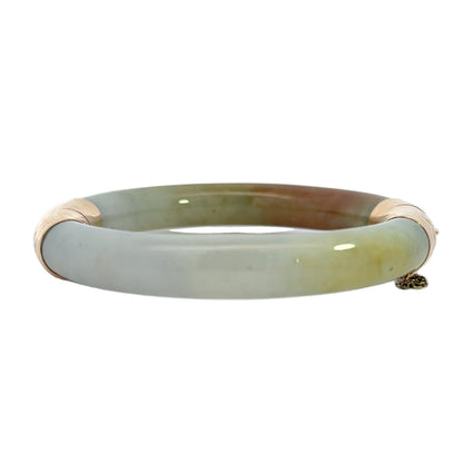 Kirkland Jewelry Estate | 14K Jade Bangle Bracelet