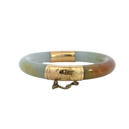 Kirkland Jewelry Estate | 14K Jade Bangle Bracelet