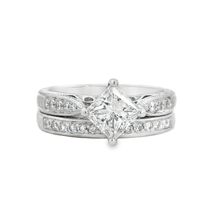 Kirkland Jewelry Estate | Platinum Engagement Ring Set