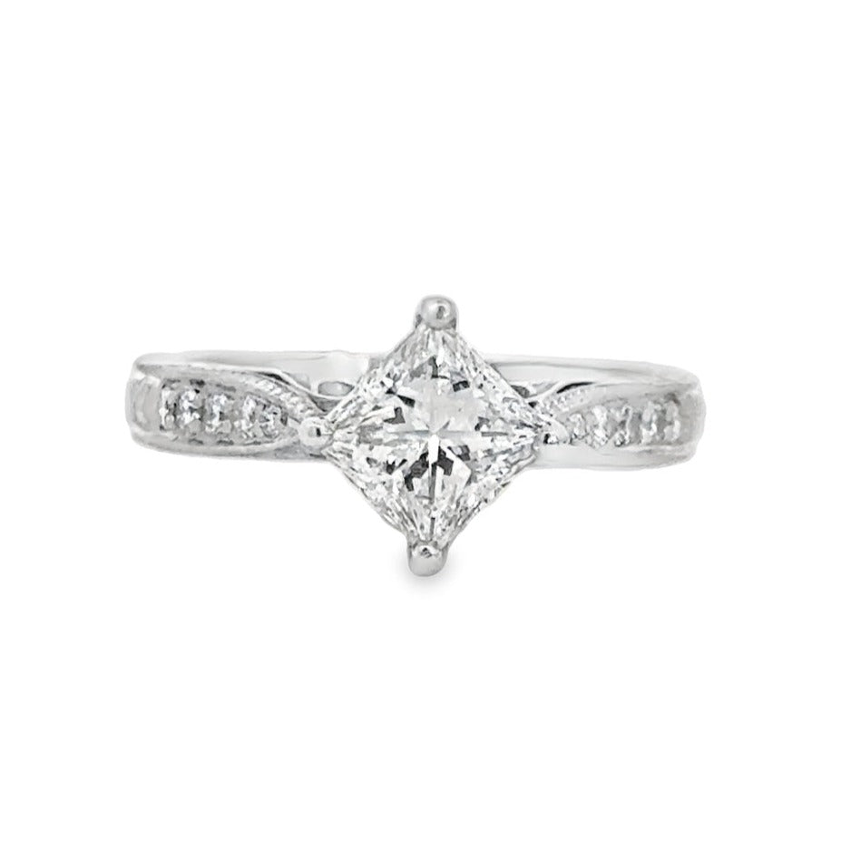 Kirkland Jewelry Estate | Platinum Engagement Ring Set