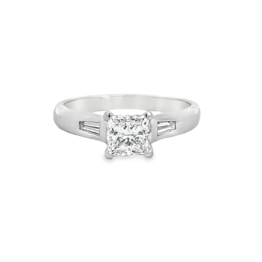 Kirkland Jewelry Estate | Platinum Princess Cut Diamond Ring