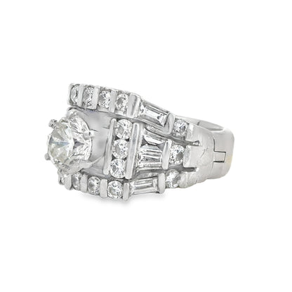 Kirkland Jewelry Estate | Platinum Diamond Wedding Ring Set