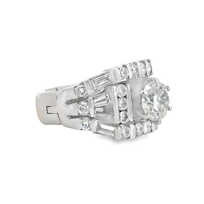 Kirkland Jewelry Estate | Platinum Diamond Wedding Ring Set