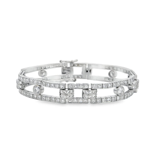 Kirkland Jewelry Estate | 18K White Gold Diamond Bracelet