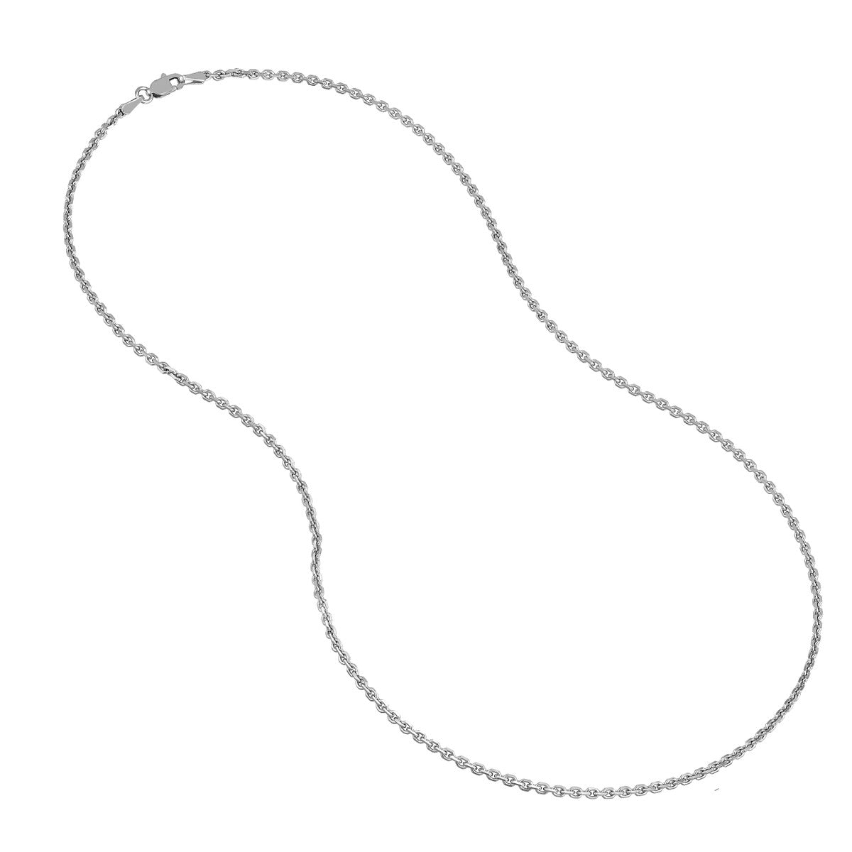 Sterling Silver 1.9mm D/C Cable Chain