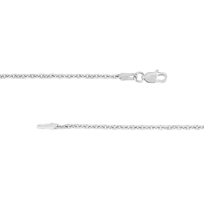 Sterling Silver 1.9mm D/C Cable Chain