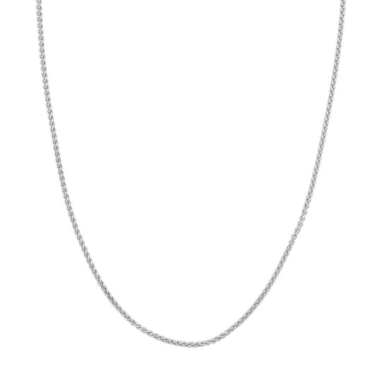 Sterling Silver 2.25mm Wheat Chain with Lobster Lock