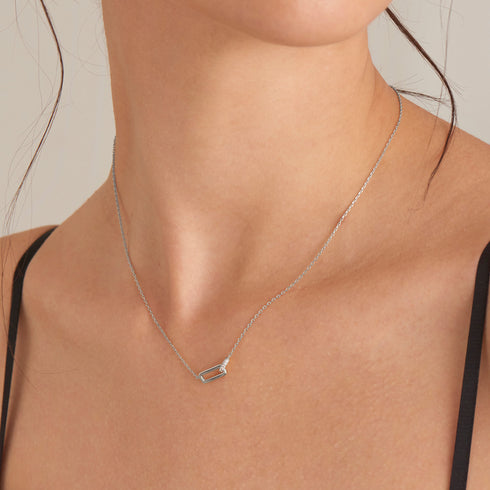 Ania Haie | Silver Glam Interlock Necklace