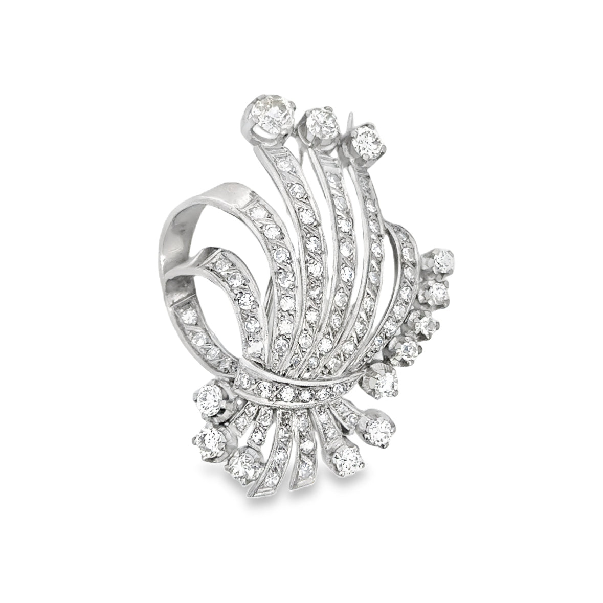 Kirkland Jewelry Estate | Platinum Diamond Brooch