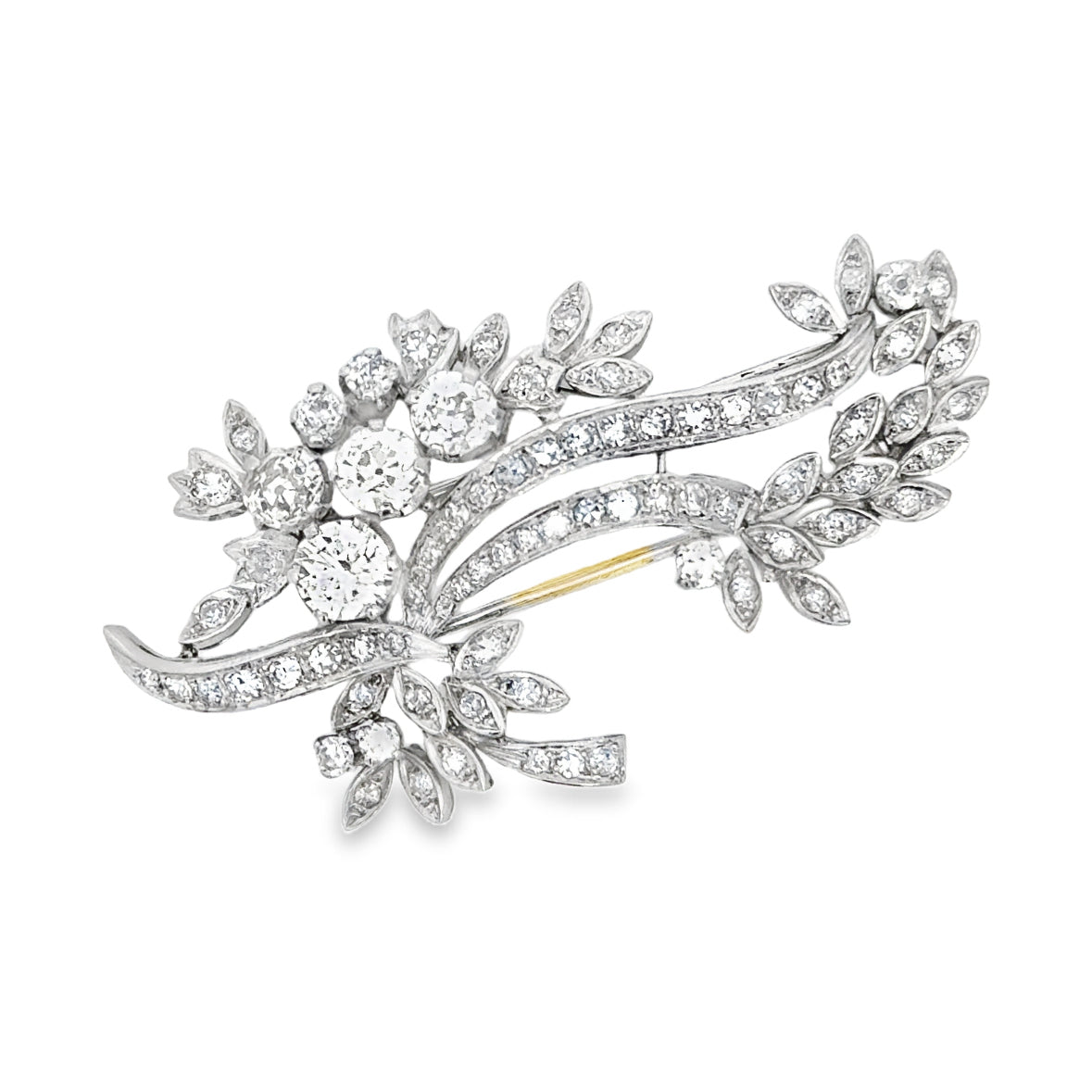 Kirkland Jewelry Estate | Platinum Diamond Brooch