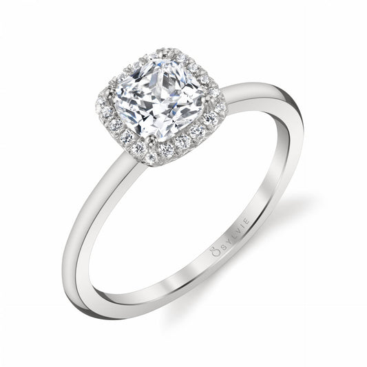 Elsie - 14K White Gold Engagement Ring