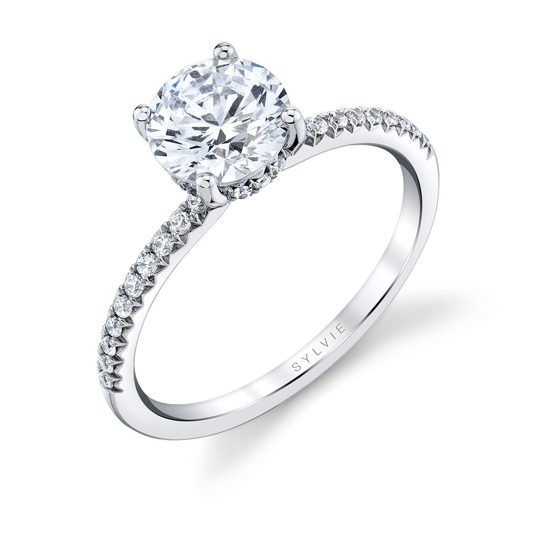 Blythe - 14K White Gold Engagement Ring