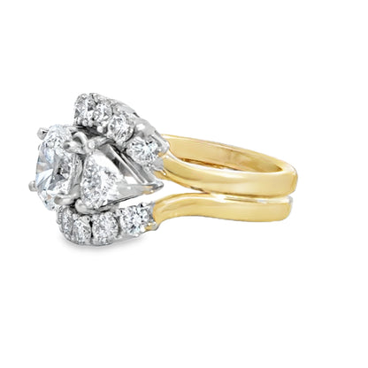 Kirkland Jewelry Estate | 14K Two-Tone Diamond Wedding Set