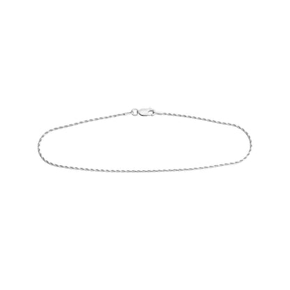 Sterling Silver 1.3mm D/C Rope Chain