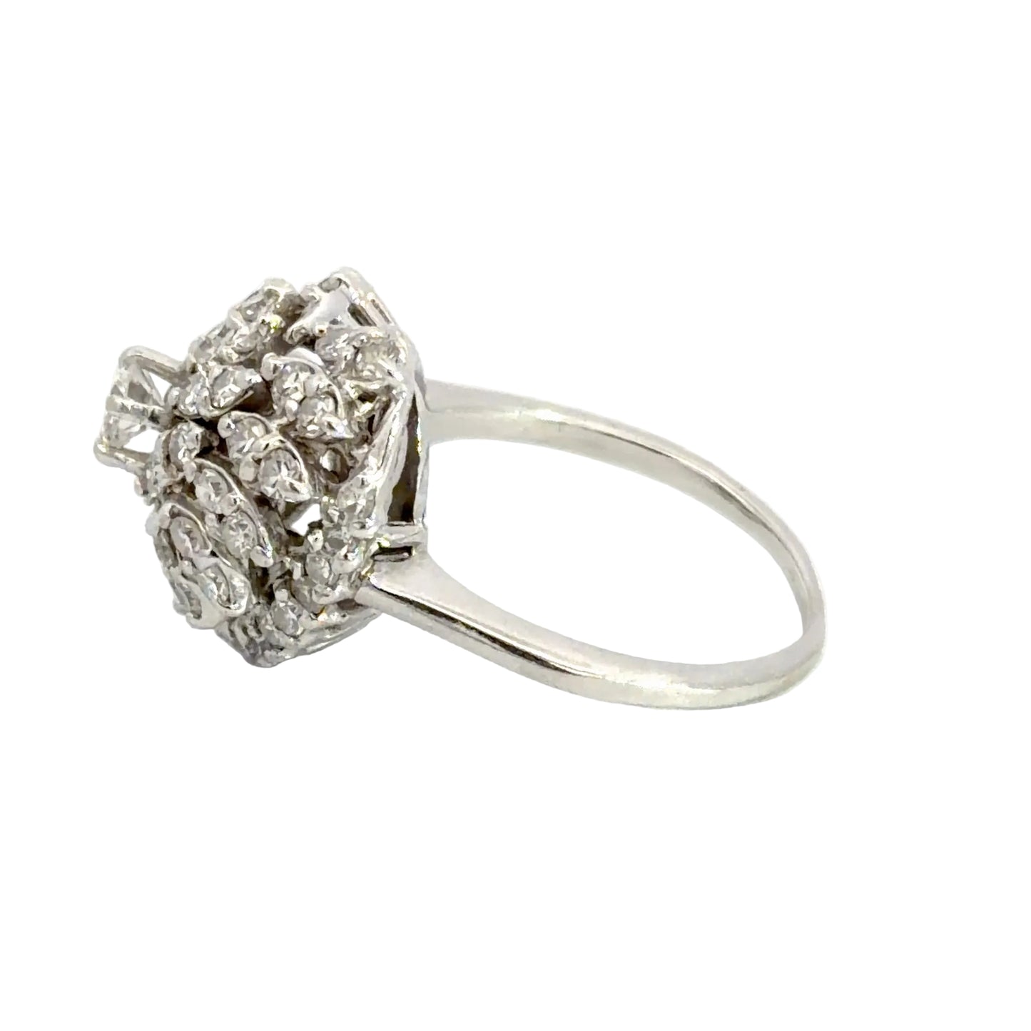 Kirkland Jewelry Estate | 14K White Gold Diamond Cocktail Ring
