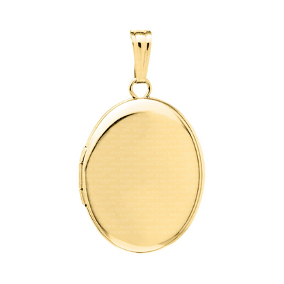 14K Yellow Gold Filled Oval Locket