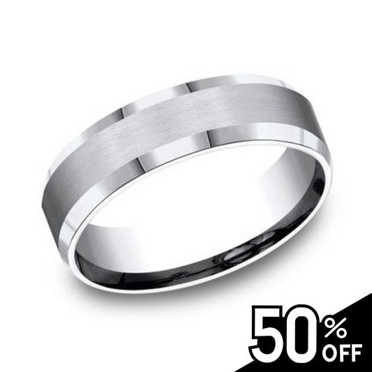 Comfort-Fit Titanium Wedding Band