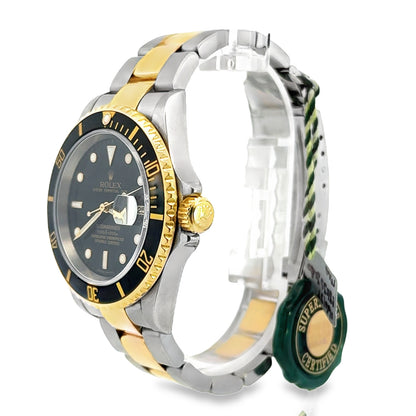 Kirkland Jewelry Estate | Rolex Two-Tone Black Dial Submariner 16613T