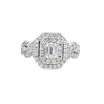 Kirkland Jewelry Estate | 14K White Gold Diamond Wedding Set